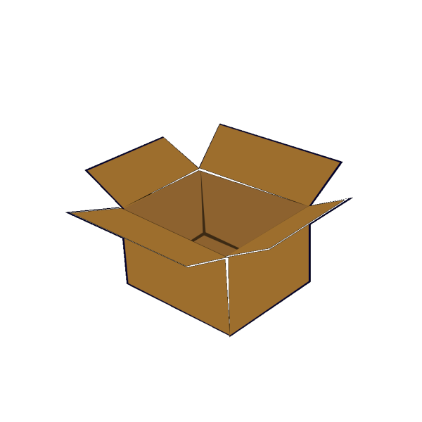 Box With Black Background PNG Clip art