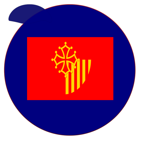 Languedoc Flag PNG Clip art