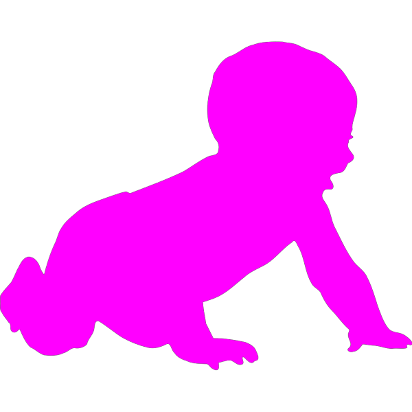 Baby Silhouette PNG Clip art