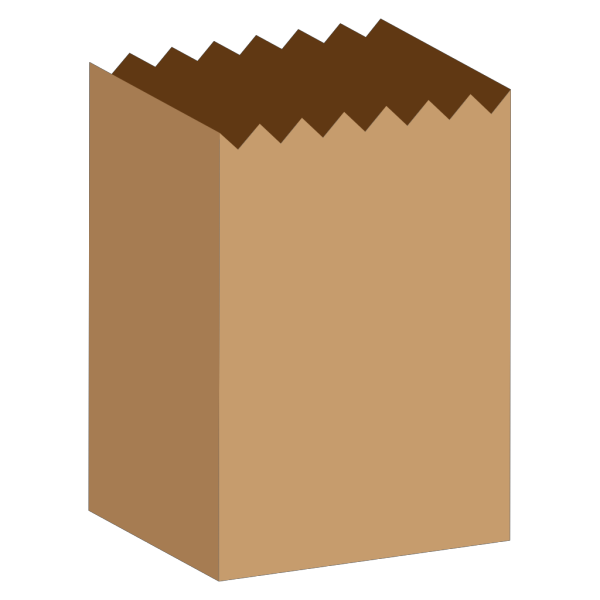 Brown Paper Bag PNG Clip art