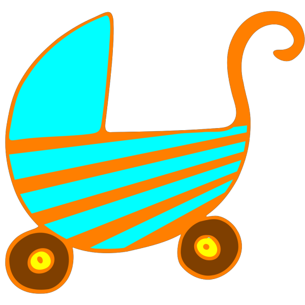 Baby Pram PNG Clip art