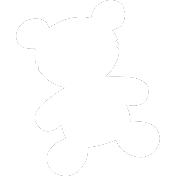 Bear Silhouette PNG Clip art