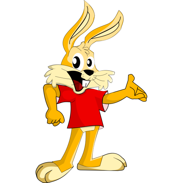 Cartoon Rabbit Character PNG Clip art