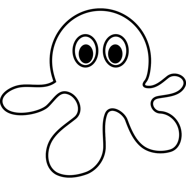 Octopus Outline PNG images
