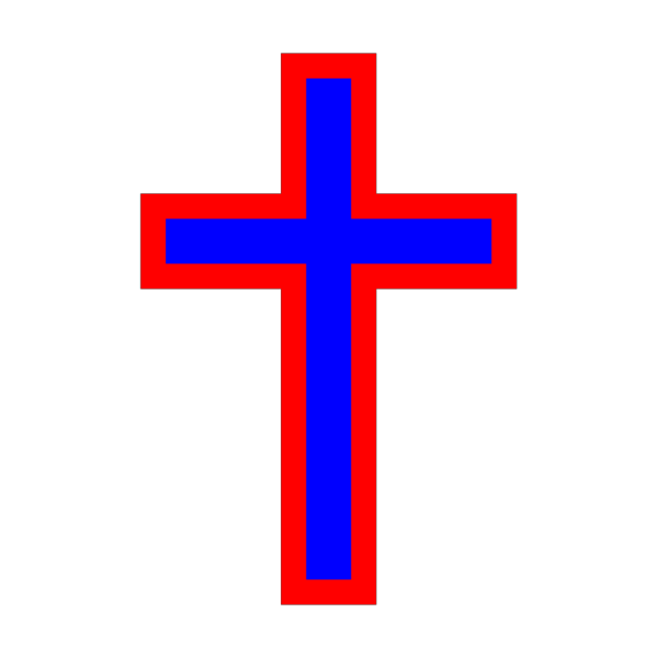 Patriotic Cross PNG Clip art