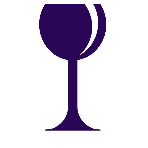 Wine Glass (black) PNG Clip art