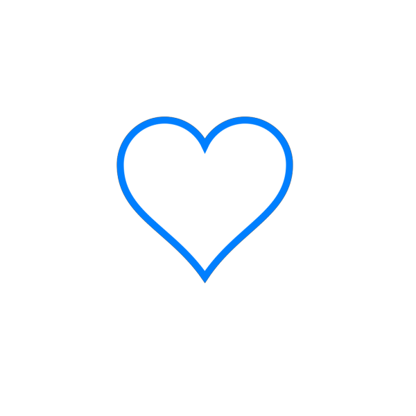 Heartblue PNG Clip art