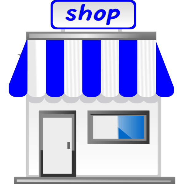 Shop With Awning PNG Clip art