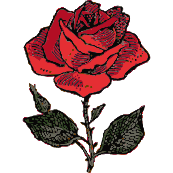 Rose Silhouette PNG Clip art