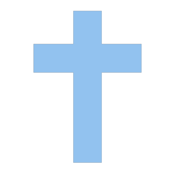 Blue Cross PNG Clip art