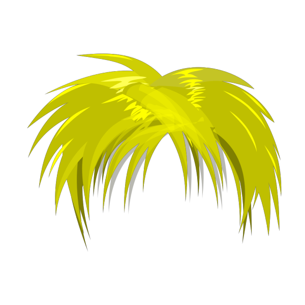 Blond Anime Hair PNG images