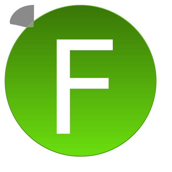 Green F PNG Clip art