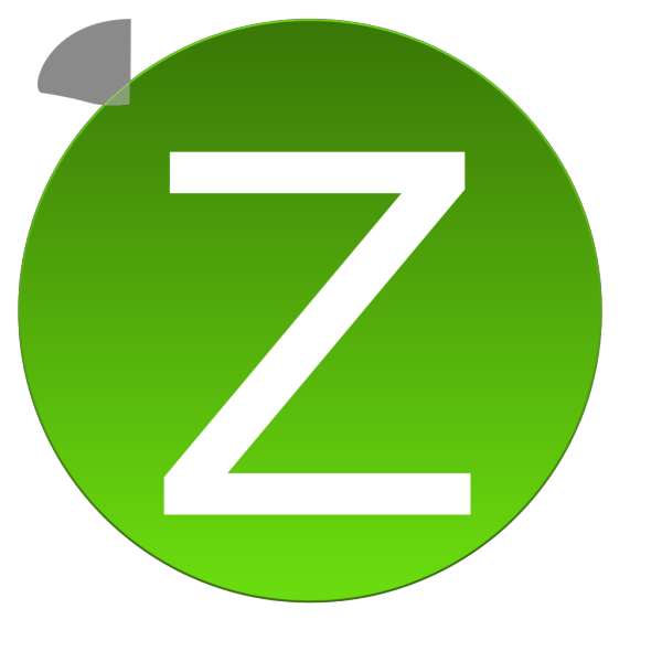 Green Z PNG Clip art