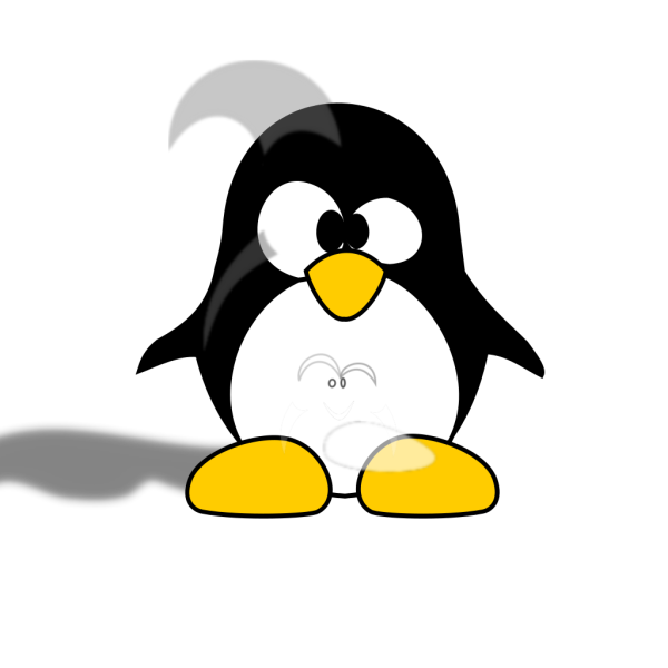 Confused Penguin PNG Clip art