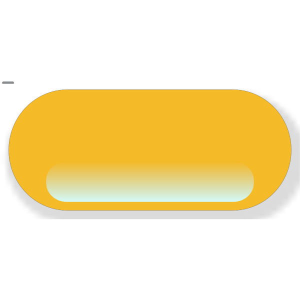 Yellow Button Pill PNG Clip art