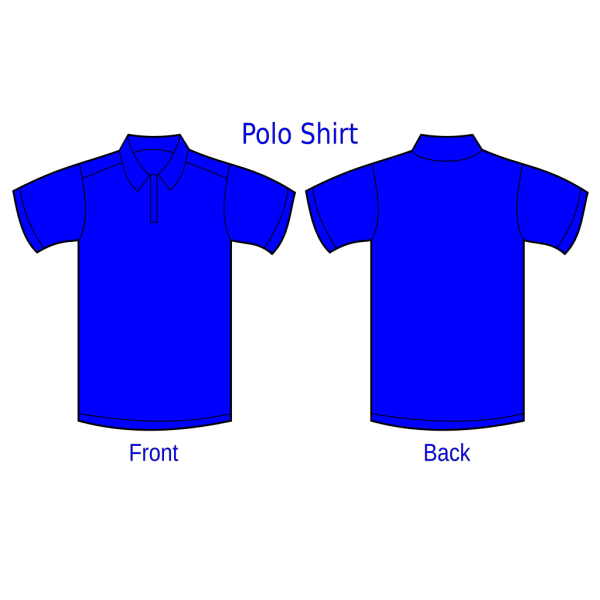 Polo Shirt Blue PNG Clip art