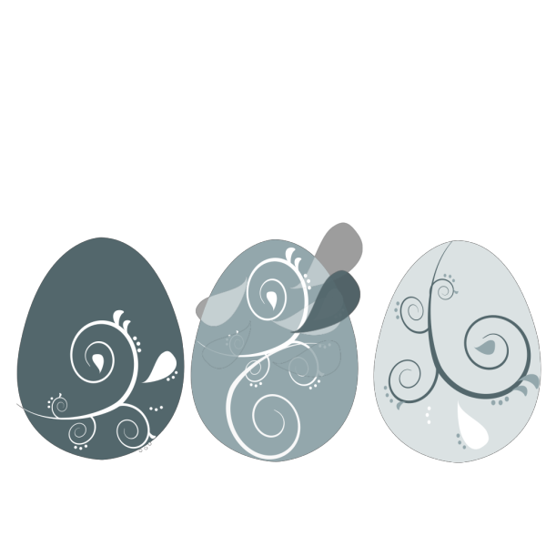 Decorative Easter Eggs PNG Clip art