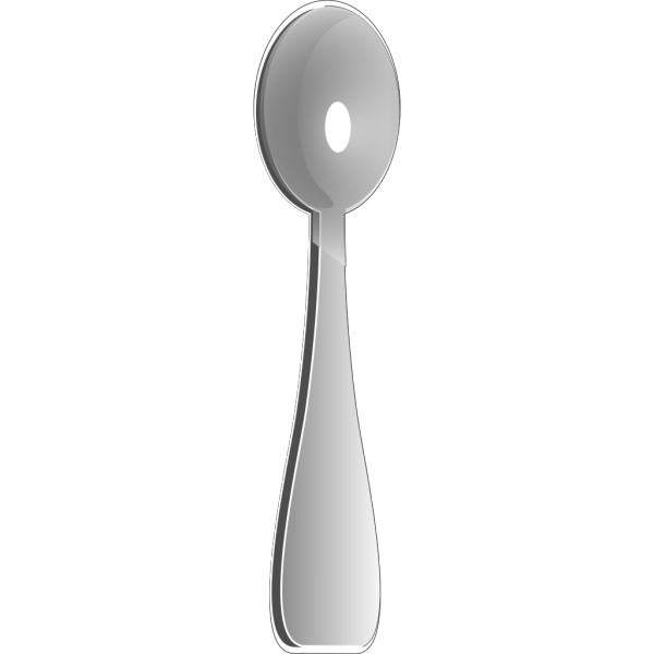 Black Spoon PNG Clip art