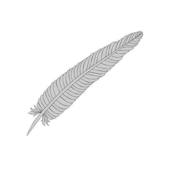 Feather Traced Conic Gradient PNG Clip art