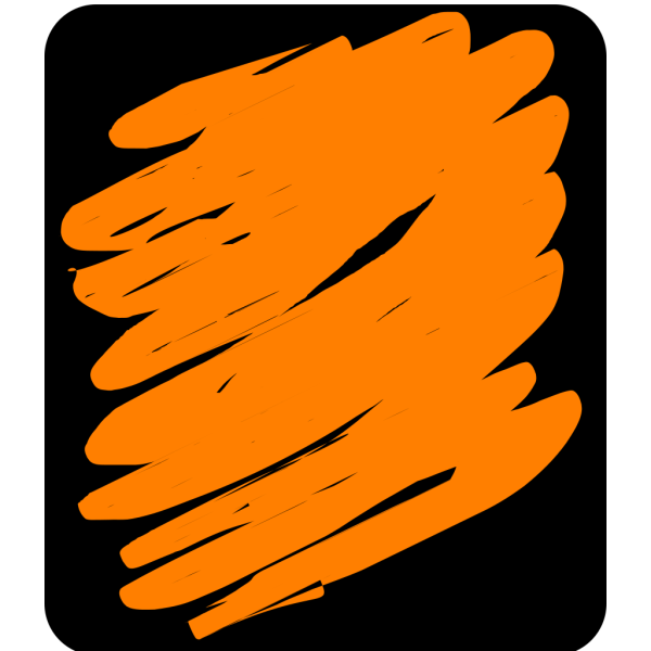 Dragon Orange Black PNG Clip art