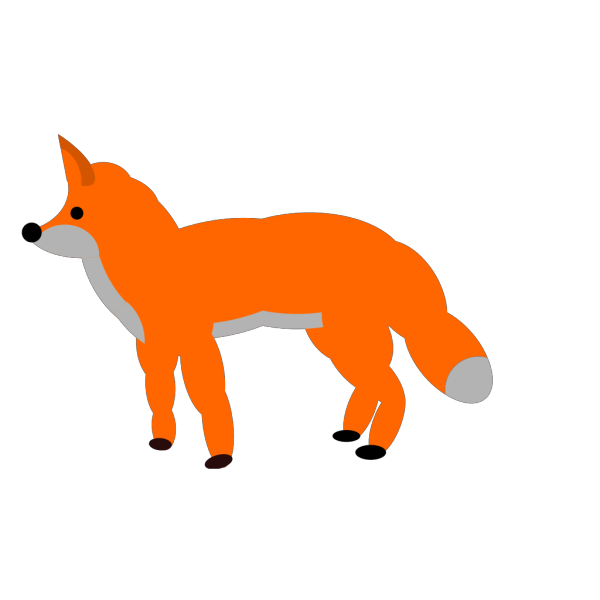 Orange Fox PNG Clip art