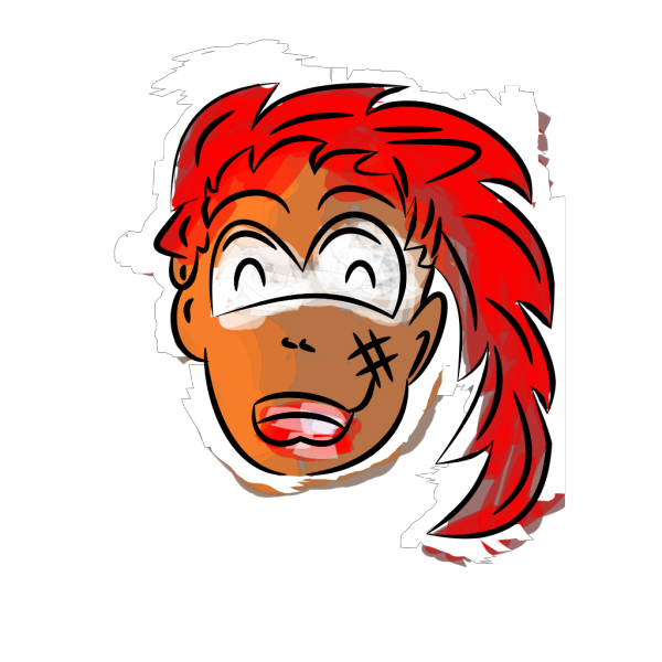 Red Head Girl Cartoon PNG Clip art