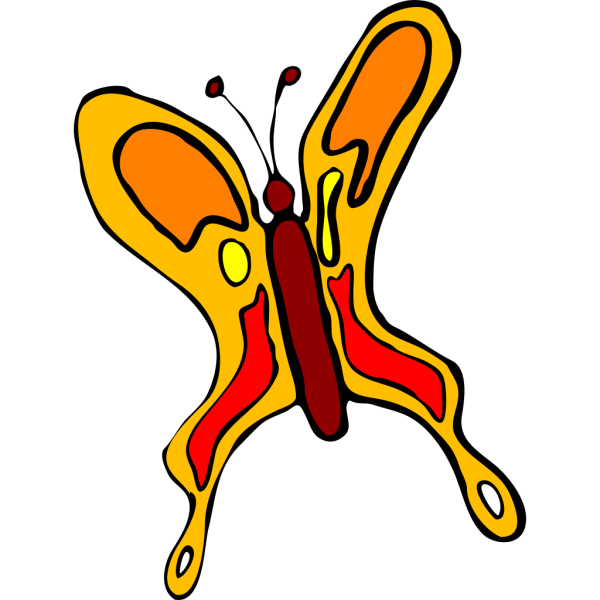 Butterflyblack PNG Clip art