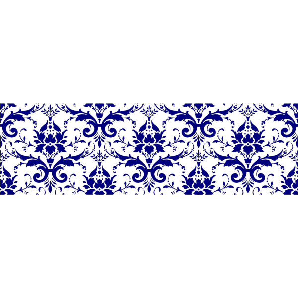 Blue Damask Symbol PNG Clip art