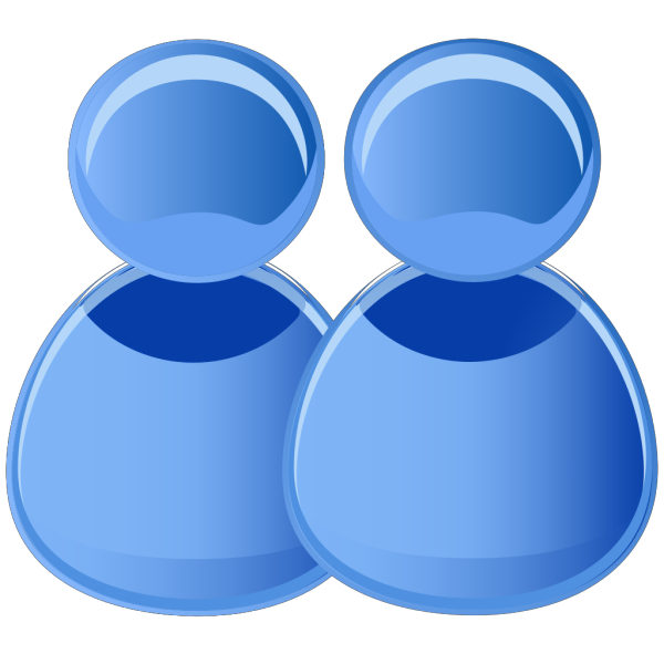 Two Users Icon PNG Clip art