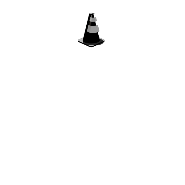 Black Cone PNG Clip art
