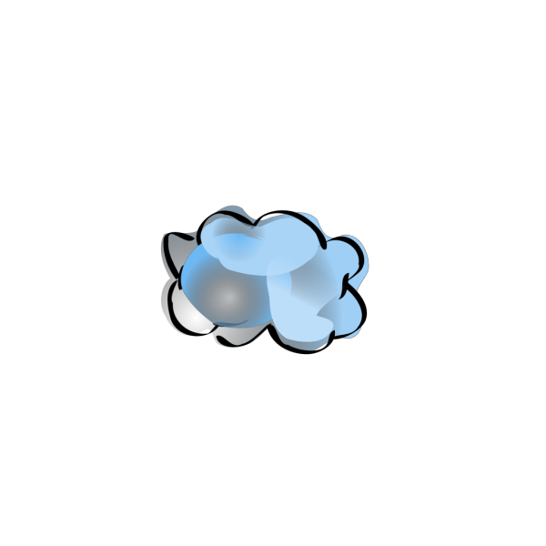 Spiky Cloud PNG Clip art