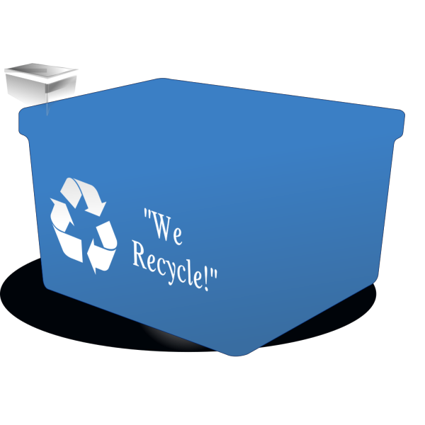 Recycling Box 3d PNG Clip art