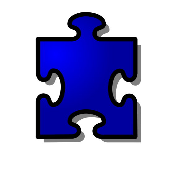 Jigsaw Blue Puzzle PNG Clip art