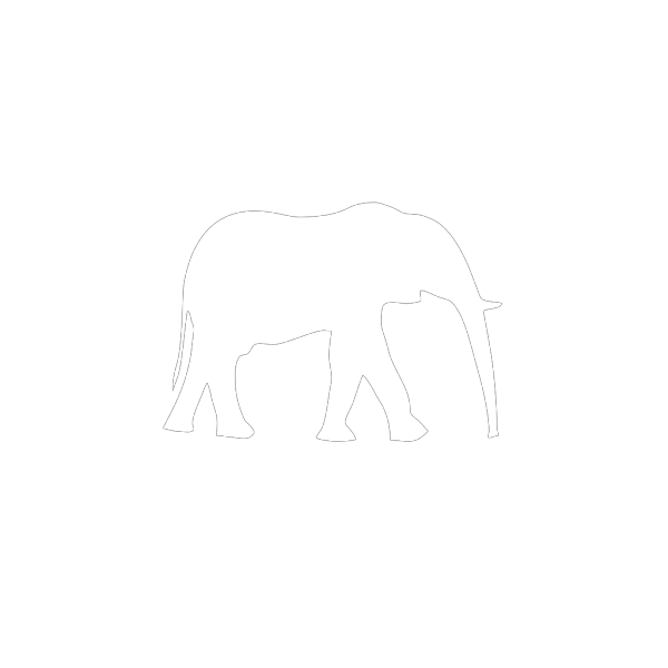 Elephant Silhouette PNG Clip art