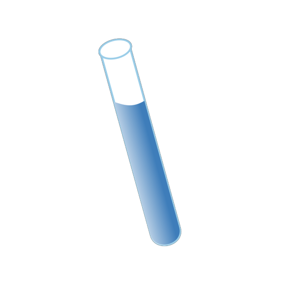 Blue Test Tube PNG Clip art