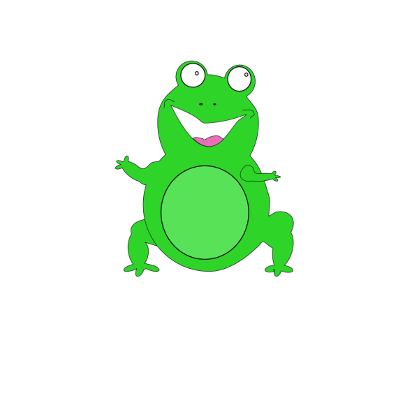 Azureus Frog PNG Clip art