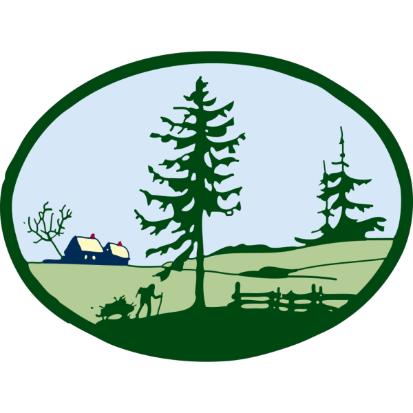 Country Scene PNG Clip art