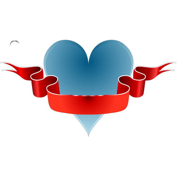 Heart Ribbon PNG Clip art