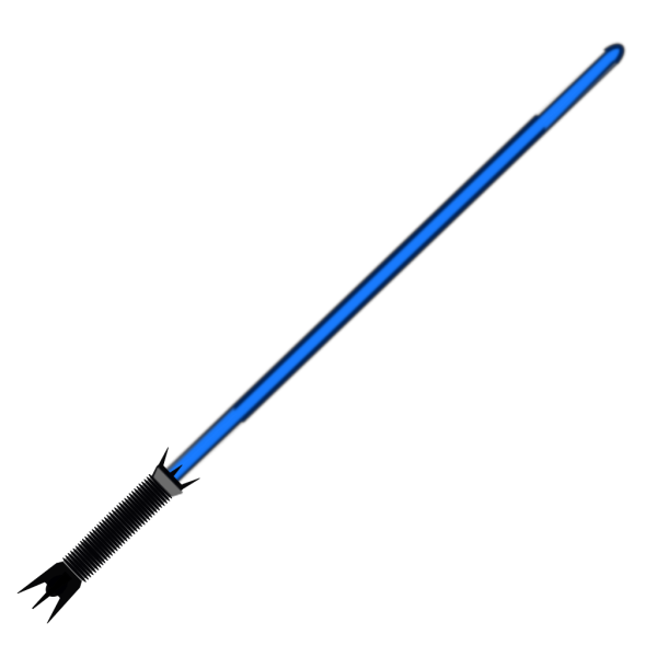 Blue Lightsaber PNG Clip art