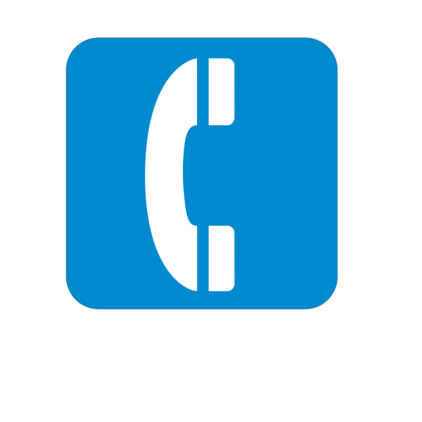 Emergency Telephone Blue PNG images