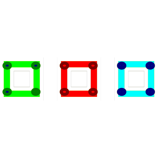 Three Block Icons PNG Clip art
