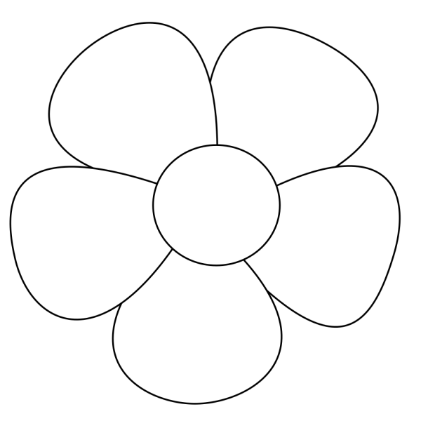 Simple Flower PNG, SVG Clip art for Web - Download Clip Art, PNG Icon Arts