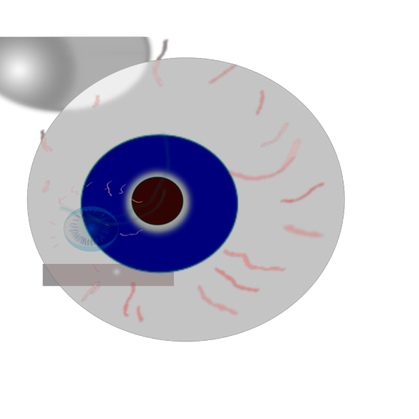 Eyeball Blue Realistic PNG images