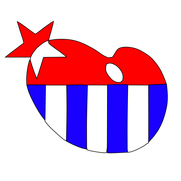 American Flag Heart PNG Clip art