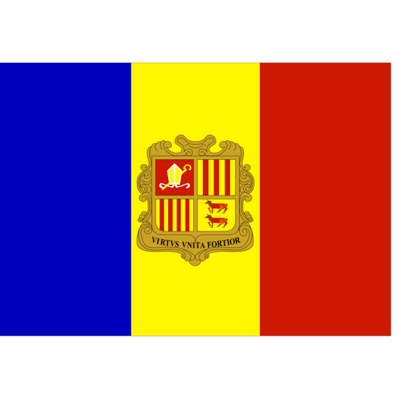 Flag Of Andorra PNG Clip art