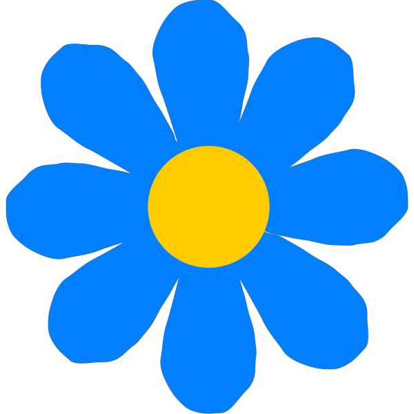 Blue Flower PNG, SVG Clip art for Web - Download Clip Art, PNG Icon Arts