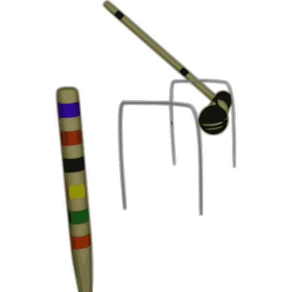 Croquet Peg Hammer PNG Clip art