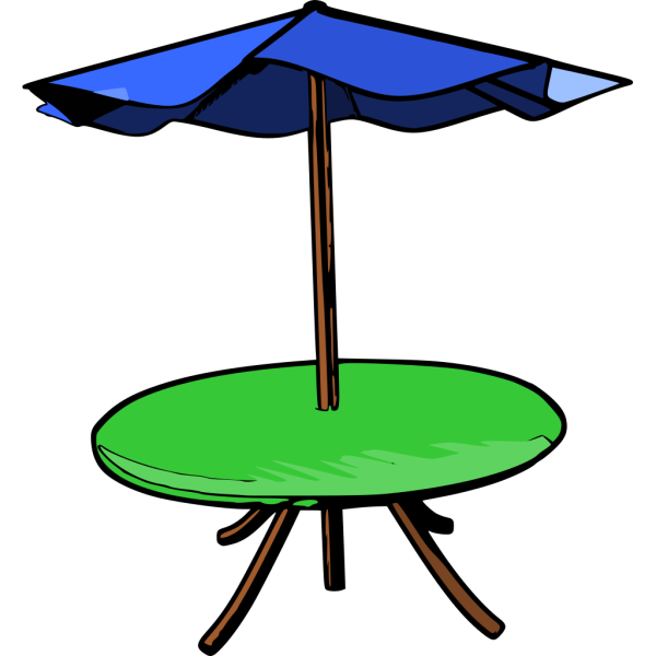 Table Umbrella PNG Clip art