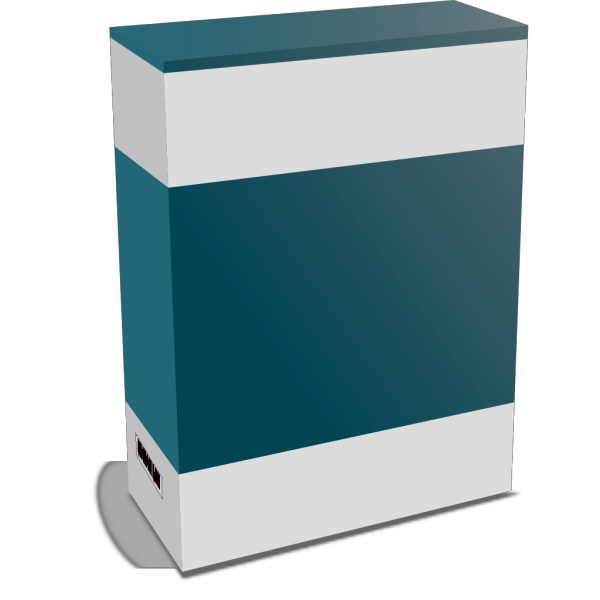 Software Carton Box With No Text PNG Clip art