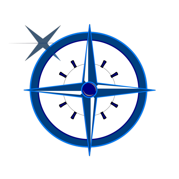 Blue Compass PNG Clip art